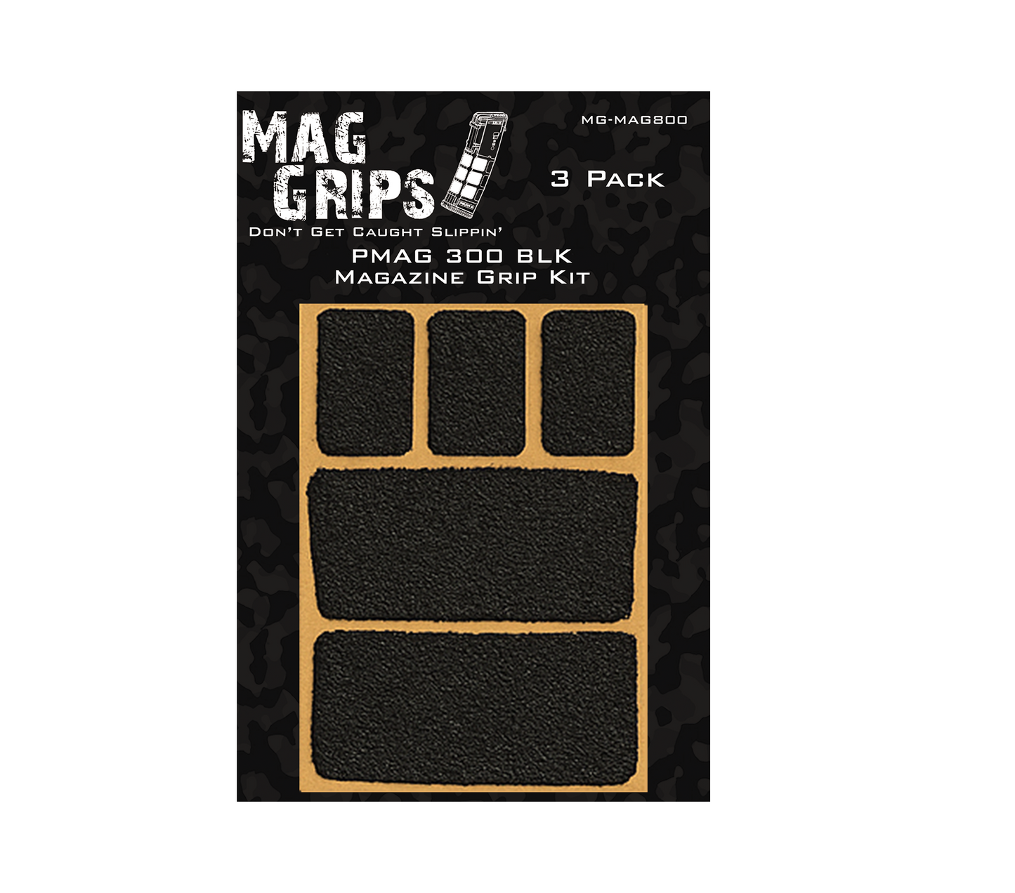 MagGrips PMAG 30 AR 300 B GEN M3 300 BLK Magazine Grip Kit