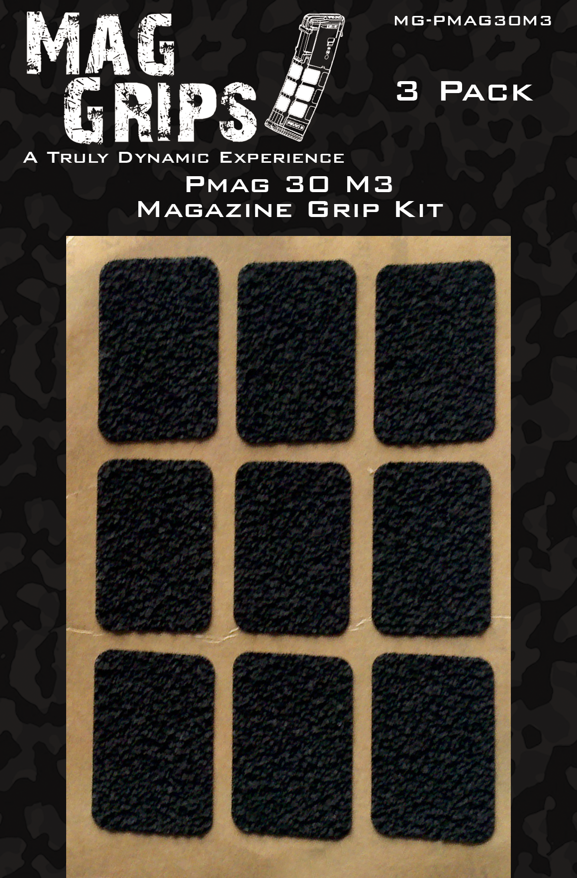 MagGrips PMAG 30 M3 Magazine Grip Kit (3 Pack)