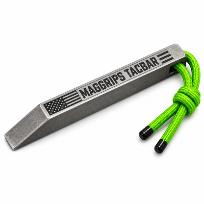 MagGrips EDC TacBar with Paracord Lanyard and Bead